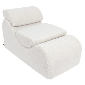 Leżanka Fotel Wypoczynkowy Wave Lounger Bearly Kremowy