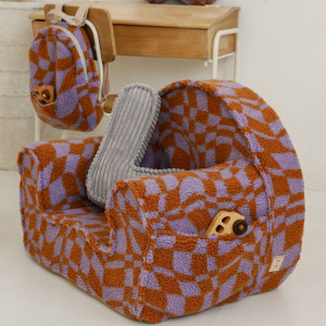 Siedzisko dla dzieci Teddy Graphic – miękki fotelik z certyfikatem OEKO-TEX®