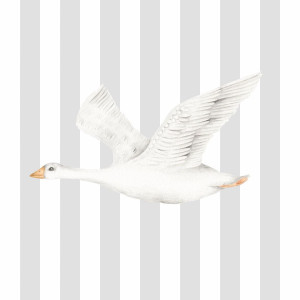 Tapeta do pokoju dziecka Gąski Paski Szare W144