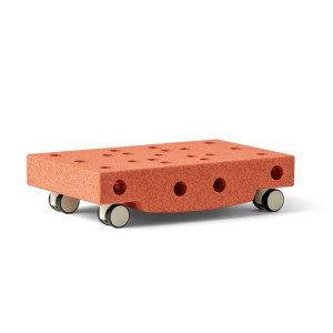 Kreatywne klocki rozwijające motorykę dużą MODU - Scooter Board Pomarańczowy/burnt orange