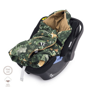 Kocyk otulacz do fotelika samochodowego – Woodland