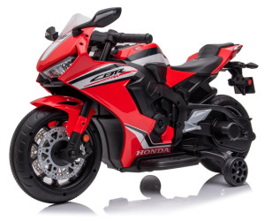 Jeździk na akumulator motor Honda CBR 1000RR czerwony, światła, dźwięki
