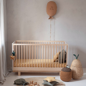 Łóżeczko Basic 70x140 cm rosnące z dzieckiem Kaszmir