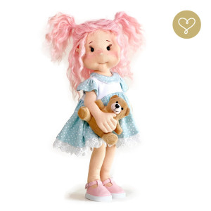 Szmaciana lalka dla dzieci Brysia - Lullu Dolls