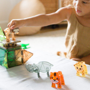 MAGNA-TILES® Klocki Magnetyczne Jungle Animals 25 el.