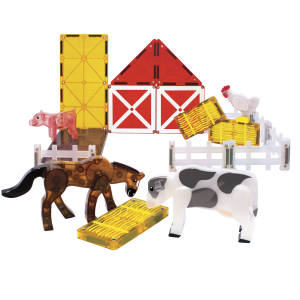 MAGNA-TILES® Klocki Magnetyczne Farm Animals 25 el.