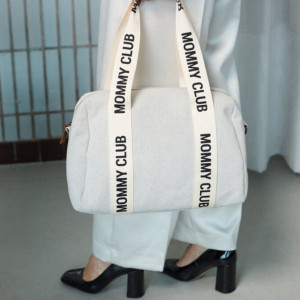 Childhome Torba do wózka Mommy Club Signature Off White