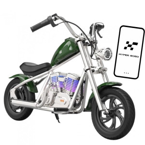 Hyper Gogo Cruiser 12 Plus Motocykl elektryczny z aplikacją - zielony 6+