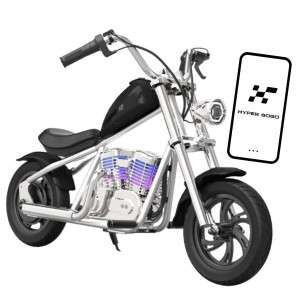 Hyper Gogo Cruiser 12 Plus Motocykl elektryczny z aplikacją - czarny 6+