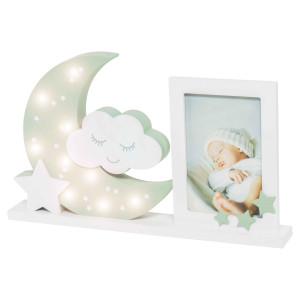 Ramka do zdjęć z lampką LED Moonlight DOOKY Olive