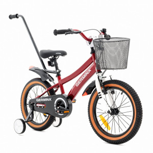 Rower dla dziecka Bmx Sport Germina 16" cali Czerwony - POMYSŁ NA PREZENT