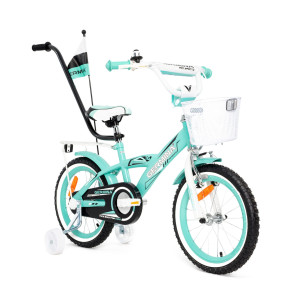 Rower dla dziecka Bmx Germina 16" cali Miętowy - POMYSŁ NA PREZENT