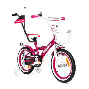 Rower dla dziecka Bmx Germina 16" cali Różowy - POMYSŁ NA PREZENT
