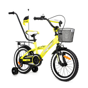 Rower dla dziecka Bmx Germina 16" cali Żółty - POMYSŁ NA PREZENT