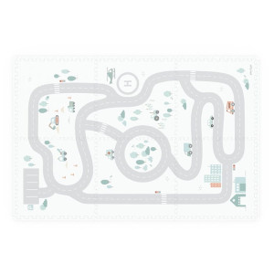 Play&Go Dwustronna Mata Piankowa EEVAA 3w1 Roadmap / Icons