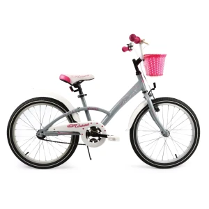 Rower dla dziecka BMX ROSES 20" Szaro-różowy - PREZENT NA KOMUNIĘ