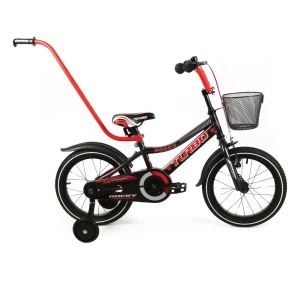 Rower dla dziecka BMX ROCKY 16" grafitowo-czerwony - PREZENT DLA DZIECKA