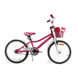 Rower dla dziecka BMX TRENDY 20" różowo- biały - PREZENT NA KOMUNIĘ