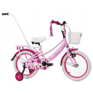 Rower dla dziecka BMX Daisy 16" fioletowo-różowy - POMYSŁ NA PREZENT