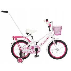 Rower dla dziecka BMX Daisy 16" biało-różowy - POMYSŁ NA PREZENT