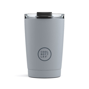 Cool Bottles Kubek termiczny 330 ml Pastel Grey