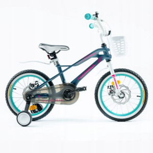Rower dla dziecka Bmx Germina 16" cali Niebieski - POMYSŁ NA PREZENT