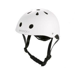Banwood dziecięcy kask rowerowy White 48–52 cm | Lekki i regulowany