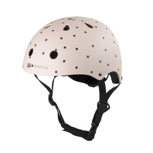 Kask dziecięcy rowerowy Banwood Bonton Pink XS 48–52 cm regulowany lekki CE