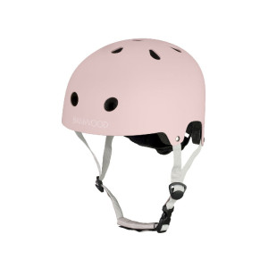Eco kask dziecięcy Banwood Faded Pink 50–54 cm regulowany lekki CE