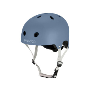 Banwood dziecięcy eco kask rowerowy Deep Sea 50–54 cm regulowany lekki CE
