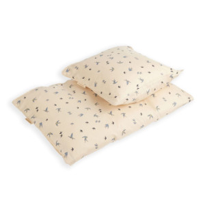 Filibabba Zestaw po¶cielowy 2 el. Baby Dancing swallow Blue