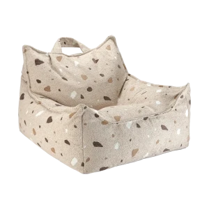 Fotelik pufa dla dziecka Terrazzo Sand Wigiwama