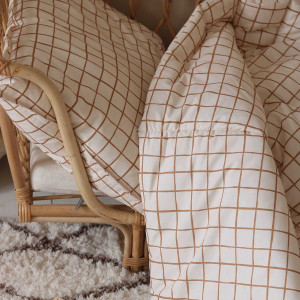 Pościel z wypełnieniem Camel Check 200cm x 220cm