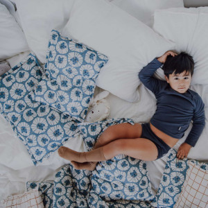 Pościel bawełniana z wypełnieniem Denim Lions