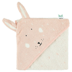Ręcznik Kąpielowy z Kapturem 75 x 75 cm - Królik Trixie Baby