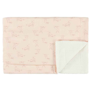 Koc niemowlęcy polarowy 75x100 cm - Rosy Rabbit Trixie Baby