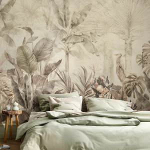 Tapeta Artystyczna EXOTIC PARADISE - soft - artystyczna tapeta do salonu lub sypialni