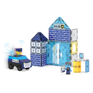 MAGNA-TILES® Klocki Magnetyczne Posterunek Policji 35 el.