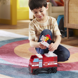 MAGNA-TILES® Klocki Magnetyczne Remiza Strażacka 50 el.