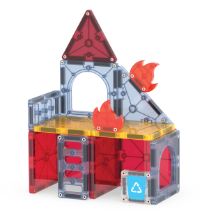 MAGNA-TILES® Klocki Magnetyczne Straż Pożarna 27 el.