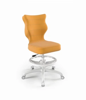 Krzesło do biurka Petit biały Velvet 35 rozmiar 6 WK+P
