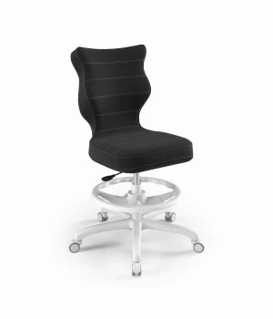 Krzesło do biurka Petit biały Velvet 17 rozmiar 6 WK+P