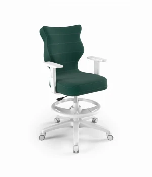 Krzesło do biurka Duo biały Velvet 05 rozmiar 6 WK+P