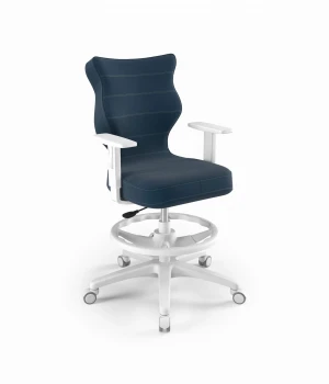 Krzesło do biurka Duo biały Velvet 24 rozmiar 6 WK+P