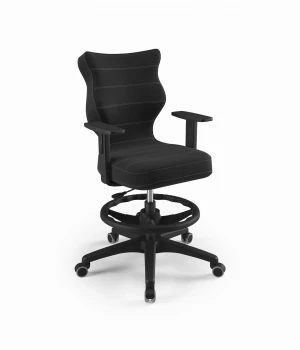 Krzesło do biurka Duo czarny Velvet 17 rozmiar 6 WK+P