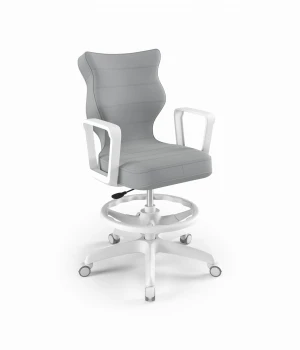 Krzesło do biurka Norm biały Velvet 03 rozmiar 5 WK+P