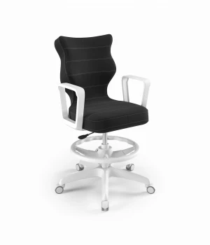 Krzesło do biurka Norm biały Velvet 17 rozmiar 5 WK+P