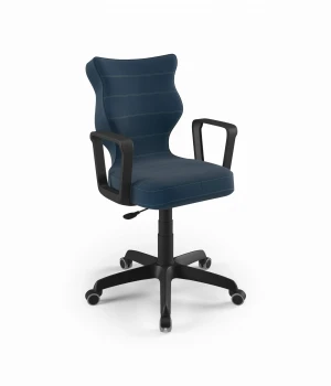 Krzesło do biurka Norm czarny Velvet 24 rozmiar 5