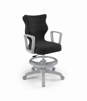Krzesło do biurka Norm szary Velvet 17 rozmiar 5 WK+P