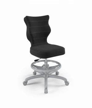 Krzesło do biurka Petit szary Velvet 17 rozmiar 6 WK+P